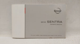 compare product 2016 Nissan Sentra Owners Manual Book Guide OEM Used Auto Parts