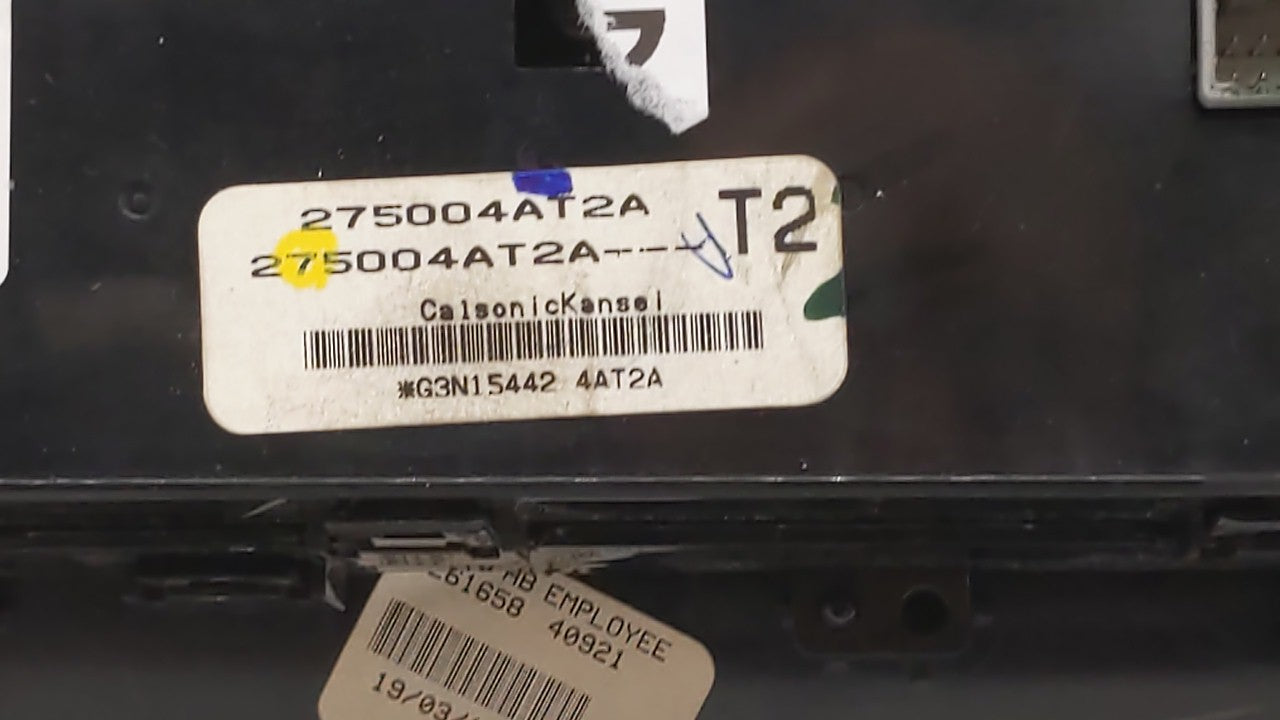 2015-2017 Nissan Sentra Climate Control Module Temperature AC/Heater Replacement P/N:275004AF2B 275004AT2A Fits OEM Used Aut