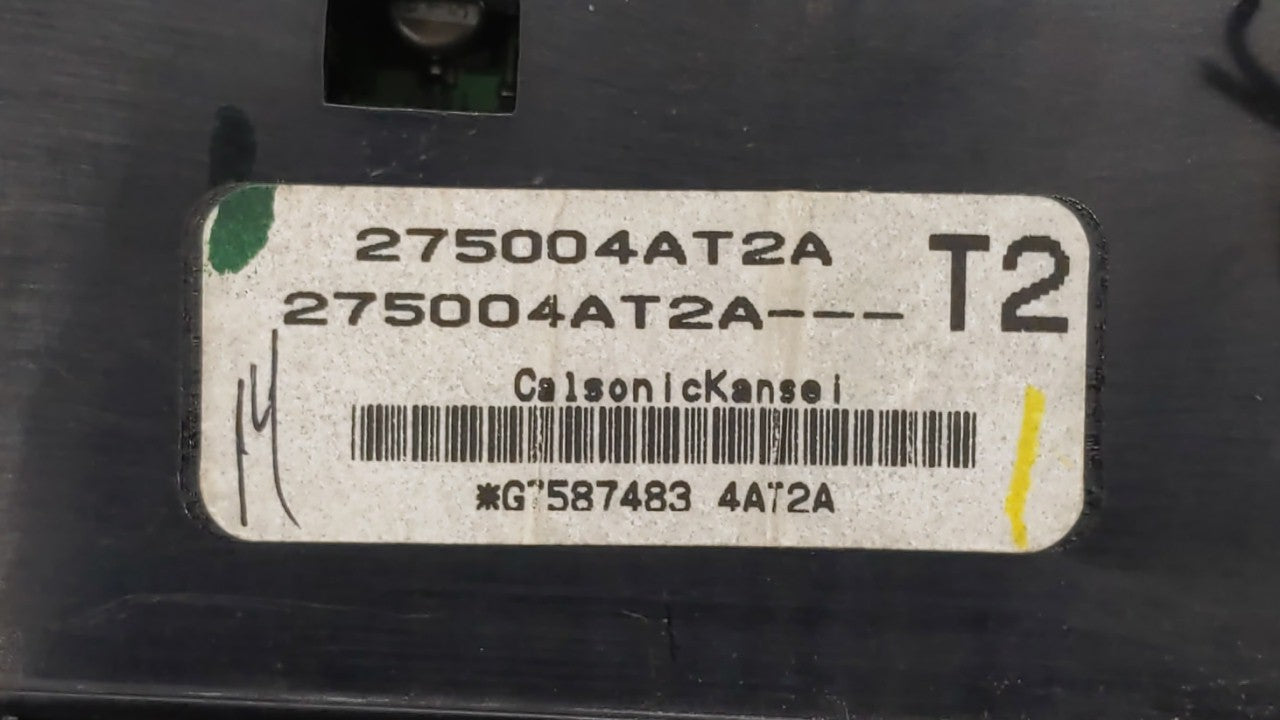 2015-2017 Nissan Sentra Climate Control Module Temperature AC/Heater Replacement P/N:275004AF2B 275004AT2A Fits OEM Used Aut