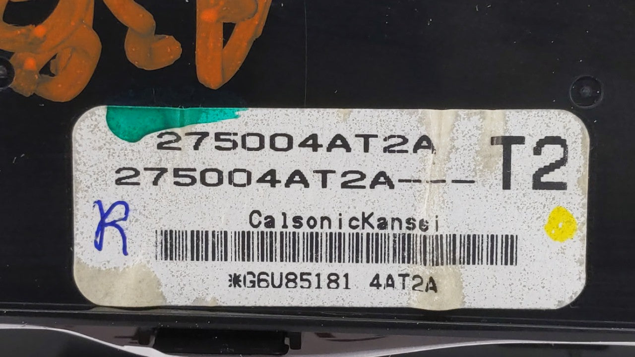 2015-2017 Nissan Sentra Climate Control Module Temperature AC/Heater Replacement P/N:275004AF2B 275004AT2A Fits OEM Used Aut
