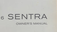 2016 Nissan Sentra Owners Manual Book Guide OEM Used Auto Parts - Oemusedautoparts1.com
