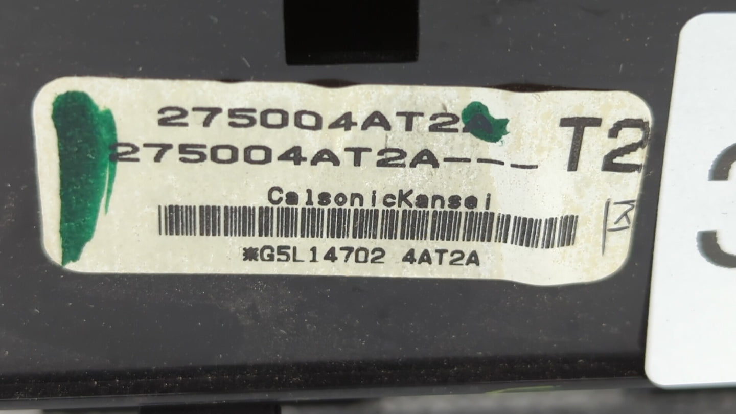 2015-2017 Nissan Sentra Climate Control Module Temperature AC/Heater Replacement P/N:275004AF2B 275004AT2A Fits OEM Used Aut