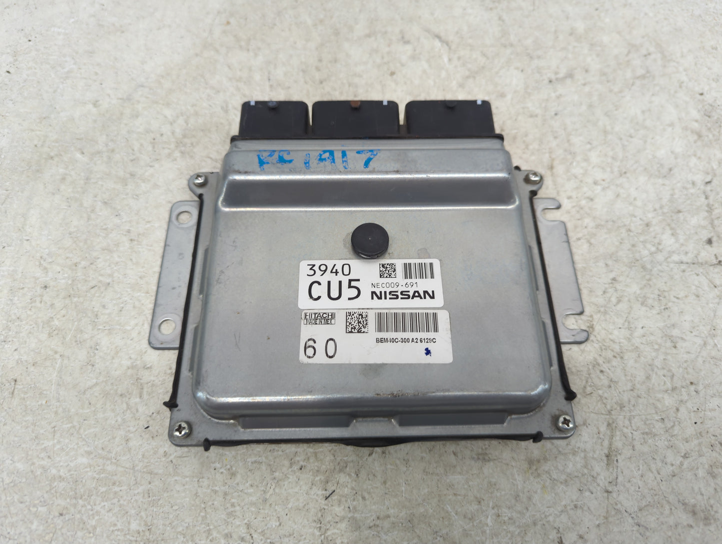 2016-2017 Nissan Sentra PCM Engine Control Computer ECU ECM PCU OEM P/N:NEC009-691 Fits Fits 2016 2017 OEM Used Auto Parts -