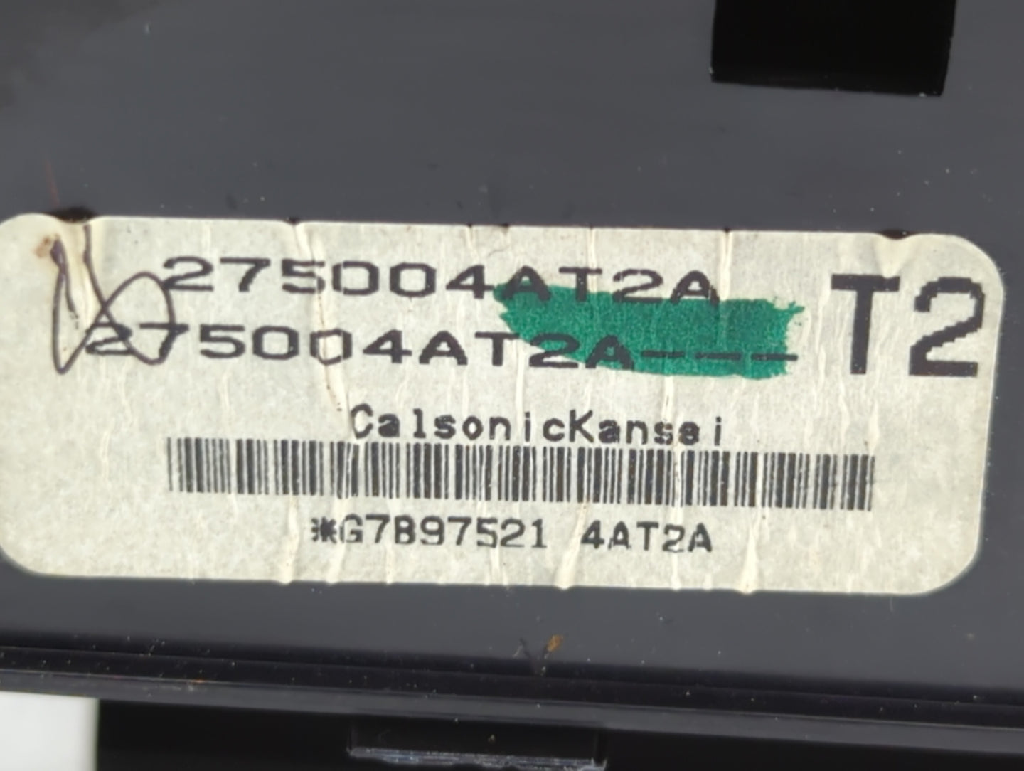 2015-2017 Nissan Sentra Climate Control Module Temperature AC/Heater Replacement P/N:275004AF2B 275004AT2A Fits OEM Used Aut