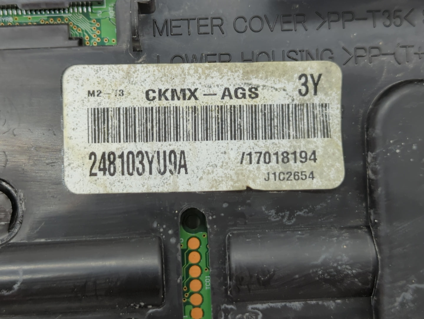2016-2019 Nissan Sentra Instrument Cluster Speedometer Gauges P/N:248103YU0A Fits Fits 2016 2017 2018 2019 OEM Used Auto Par