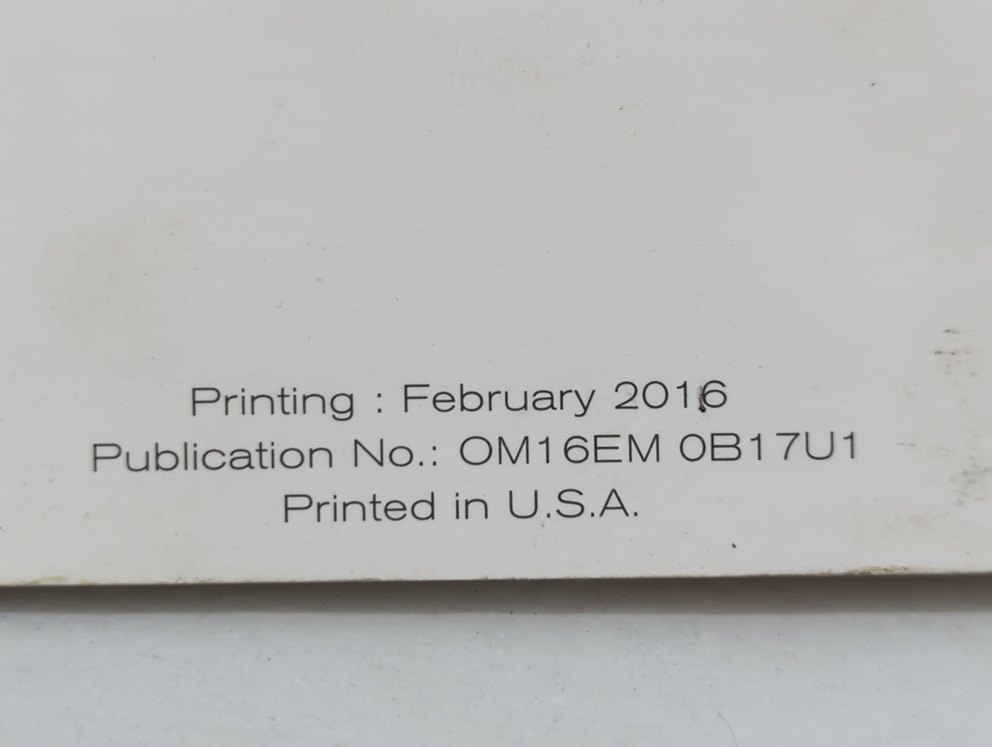 2016 Nissan Sentra Owners Manual Book Guide OEM Used Auto Parts - Oemusedautoparts1.com