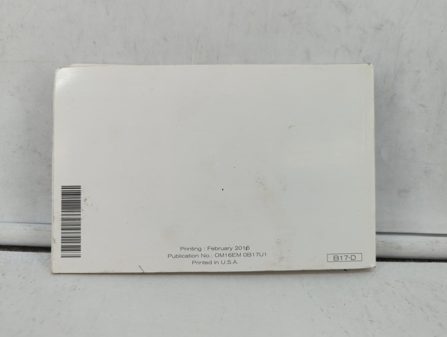 2016 Nissan Sentra Owners Manual Book Guide OEM Used Auto Parts - Oemusedautoparts1.com