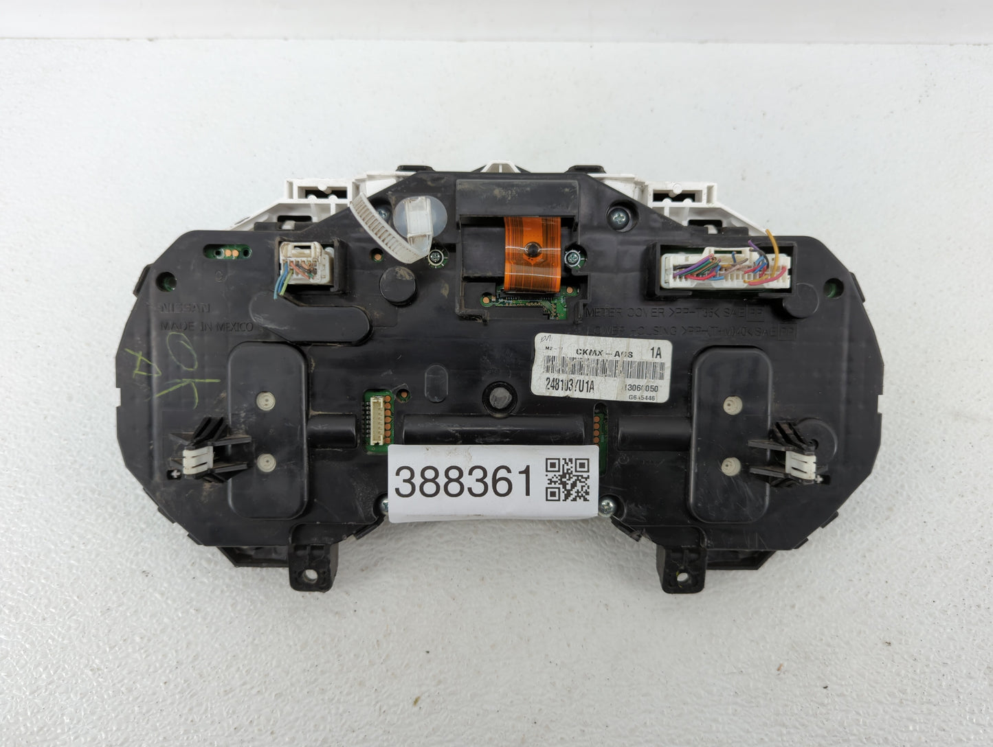 2016 Nissan Sentra Instrument Cluster Speedometer Gauges P/N:248103YU1A Fits OEM Used Auto Parts - Oemusedautoparts1.com