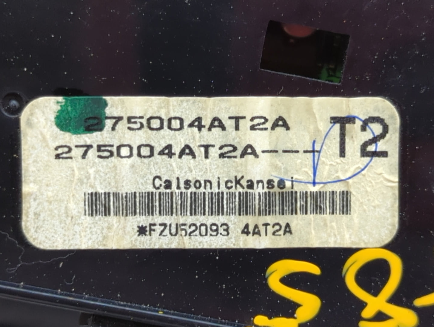 2015-2017 Nissan Sentra Climate Control Module Temperature AC/Heater Replacement P/N:275004AF2B 275004AT2A Fits OEM Used Aut