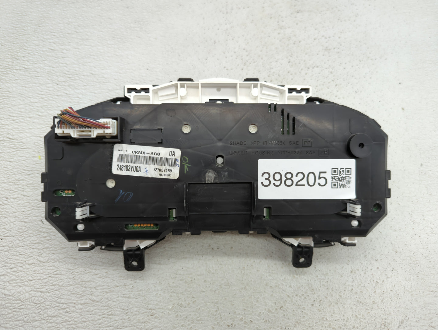 2016-2019 Nissan Sentra Instrument Cluster Speedometer Gauges P/N:248103YU0A Fits Fits 2016 2017 2018 2019 OEM Used Auto Par