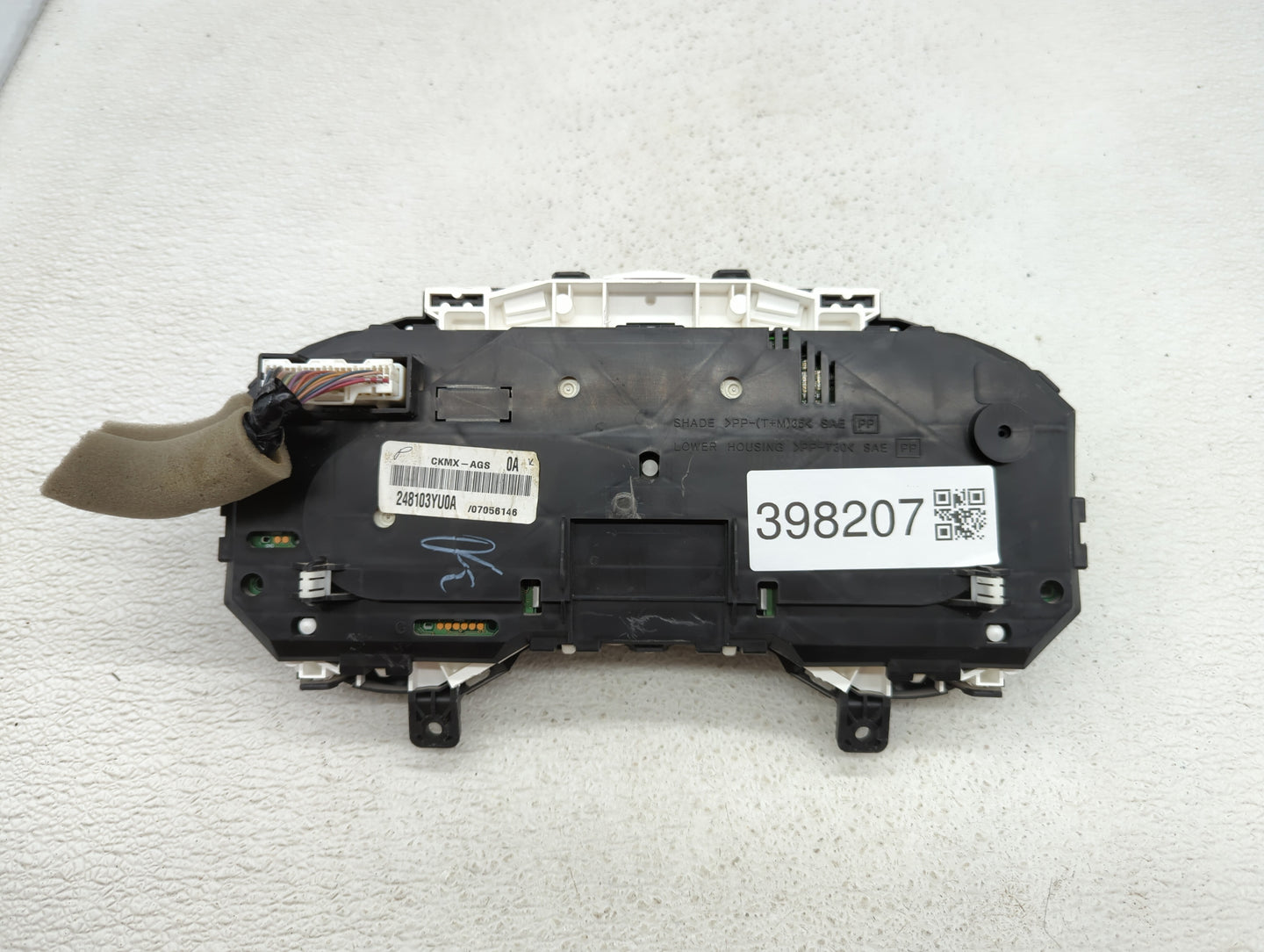 2016 Nissan Sentra Instrument Cluster Speedometer Gauges P/N:248103YU0A Fits OEM Used Auto Parts - Oemusedautoparts1.com