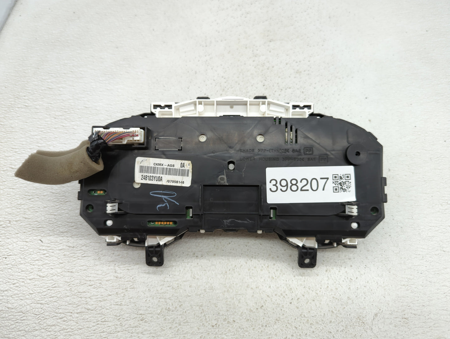 2016 Nissan Sentra Instrument Cluster Speedometer Gauges P/N:248103YU0A Fits OEM Used Auto Parts - Oemusedautoparts1.com