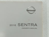 2016 Nissan Sentra Owners Manual Book Guide OEM Used Auto Parts - Oemusedautoparts1.com