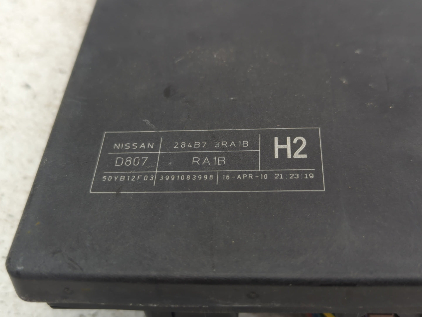 2013-2019 Nissan Sentra Fusebox Fuse Box Panel Relay Module P/N:284B7 3RA3B 284B7 3RA3E Fits OEM Used Auto Parts - Oemusedau