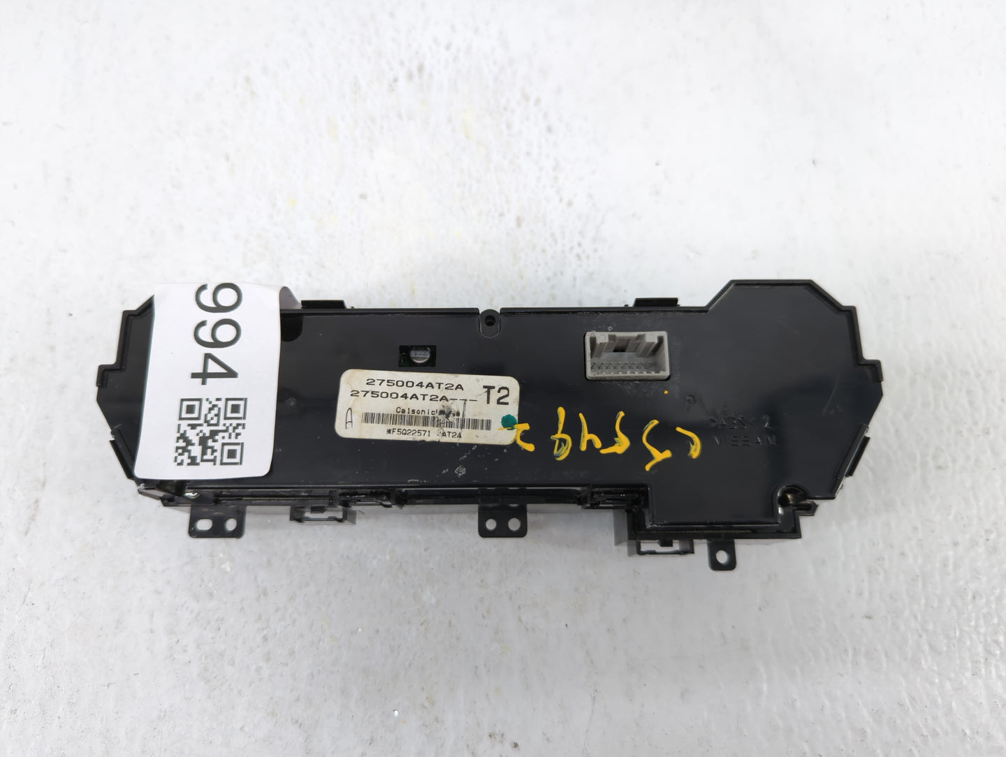 2015-2017 Nissan Sentra Climate Control Module Temperature AC/Heater Replacement P/N:275004AF2B 275004AT2A Fits OEM Used Aut