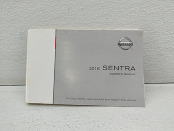 compare product 2016 Nissan Sentra Owners Manual Book Guide OEM Used Auto Parts
