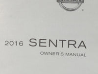 2016 Nissan Sentra Owners Manual Book Guide OEM Used Auto Parts - Oemusedautoparts1.com