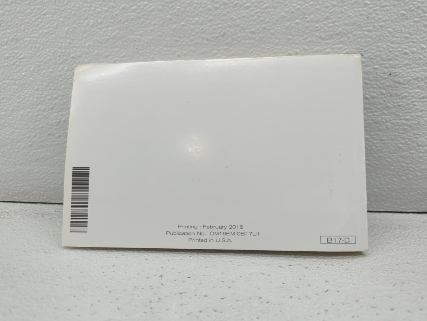 2016 Nissan Sentra Owners Manual Book Guide OEM Used Auto Parts - Oemusedautoparts1.com