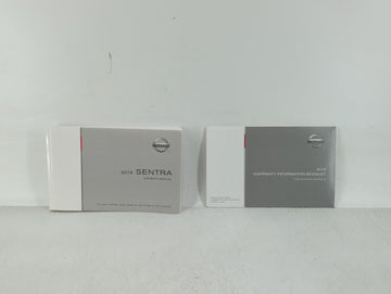 2016 Nissan Sentra Owners Manual Book Guide OEM Used Auto Parts - Oemusedautoparts1.com