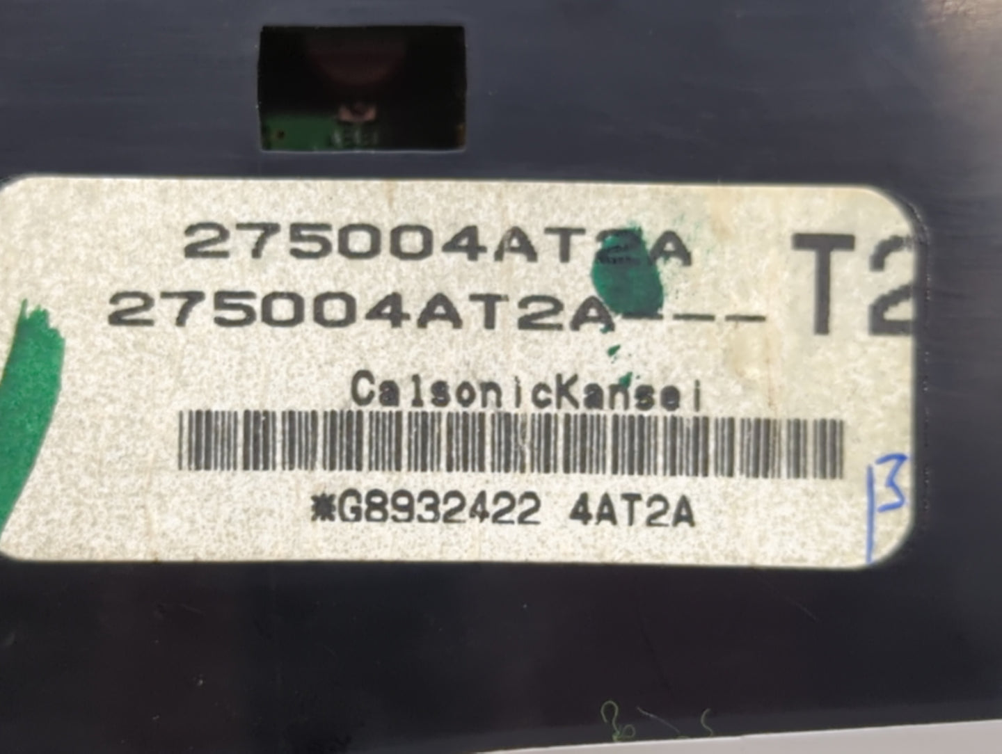 2016 Nissan Sentra Climate Control Module Temperature AC/Heater Replacement P/N:275004AT2A Fits OEM Used Auto Parts - Oemuse