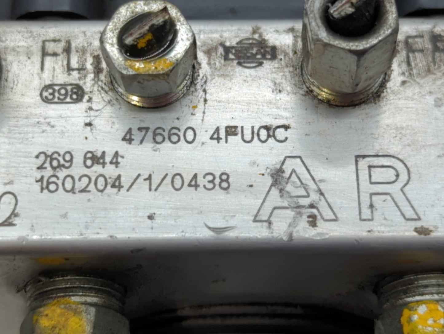 2016-2019 Nissan Sentra ABS Pump Control Module Replacement P/N:47660-4FU0C Fits Fits 2016 2017 2018 2019 OEM Used Auto Part