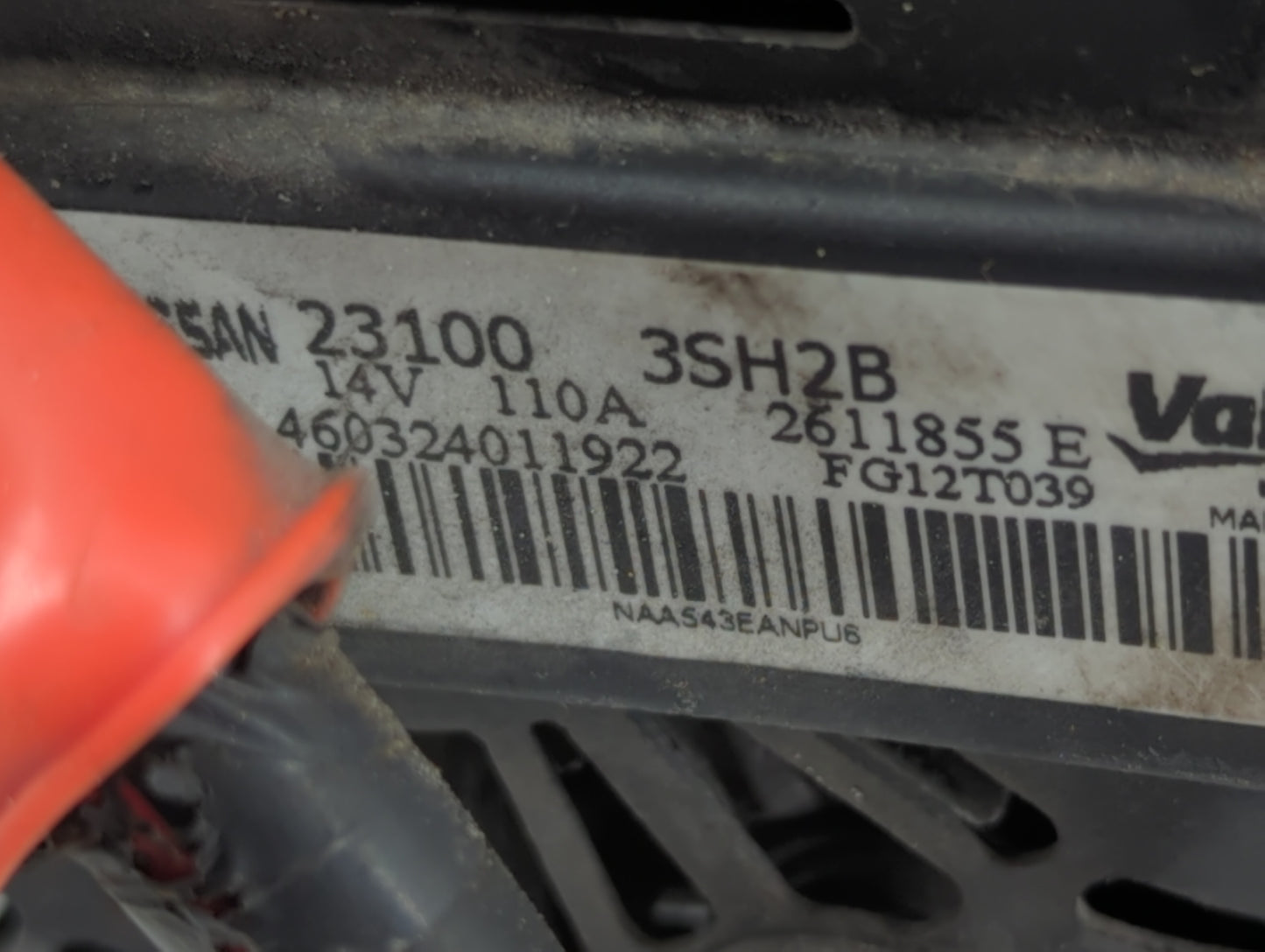 2013-2019 Nissan Sentra Alternator Replacement Generator Charging Assembly Engine OEM P/N:23100 3SH2B Fits OEM Used Auto Par