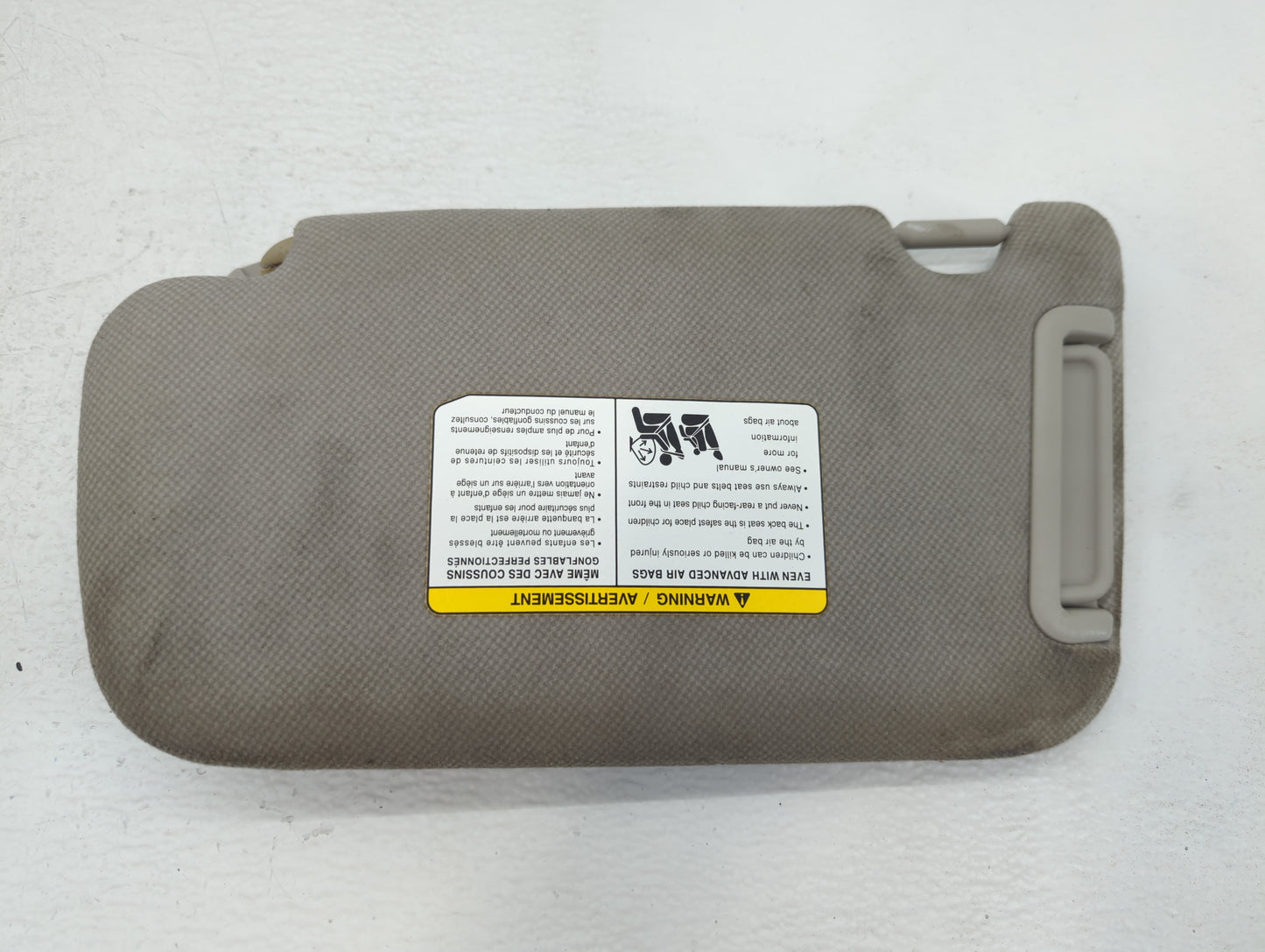 2013-2019 Nissan Sentra Sun Visor Shade Replacement Passenger Right Mirror Fits Fits 2012 2013 2014 2015 2016 2017 2018 2019
