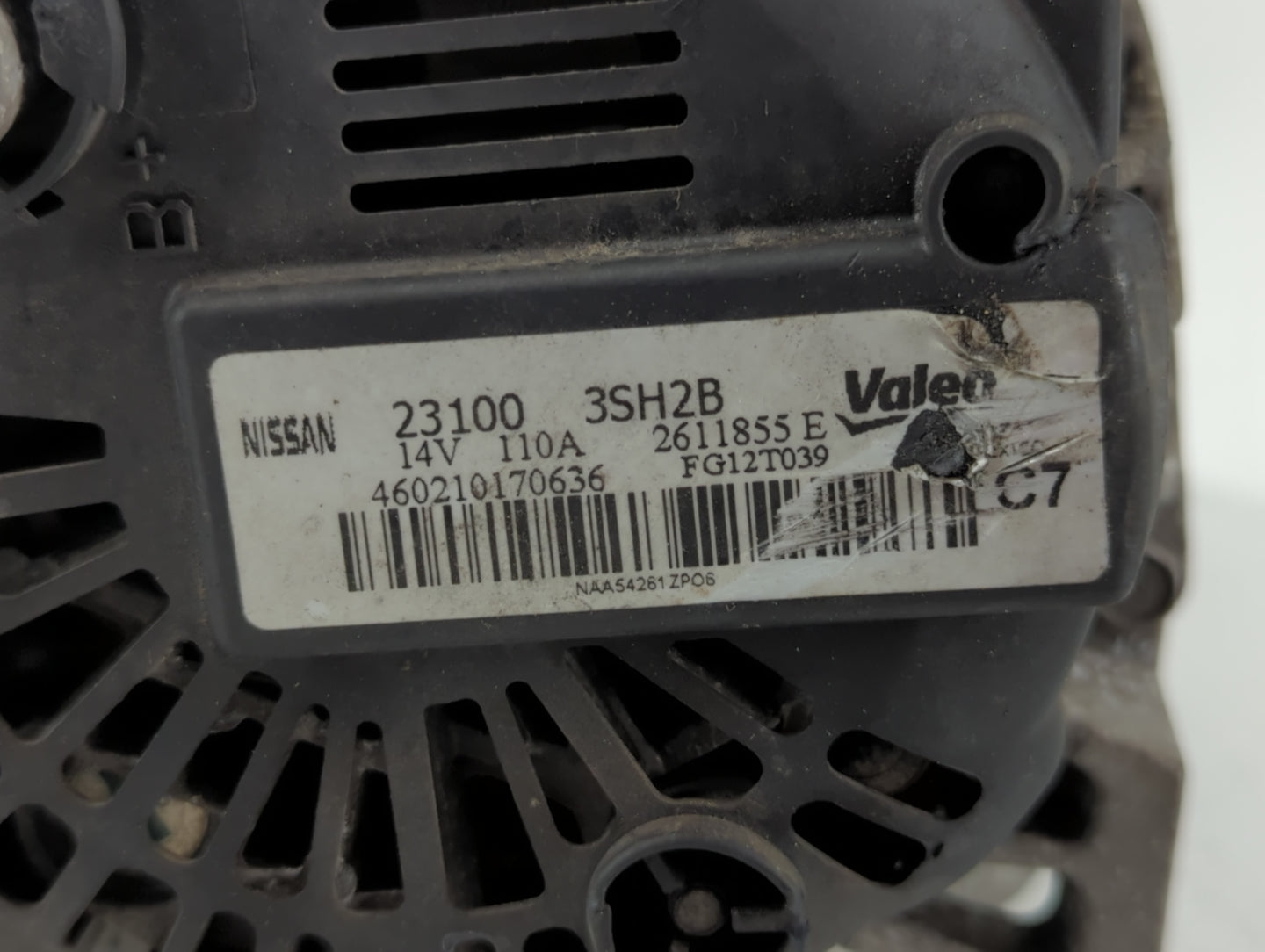 2013-2019 Nissan Sentra Alternator Replacement Generator Charging Assembly Engine OEM P/N:23100 3SH2B Fits OEM Used Auto Par