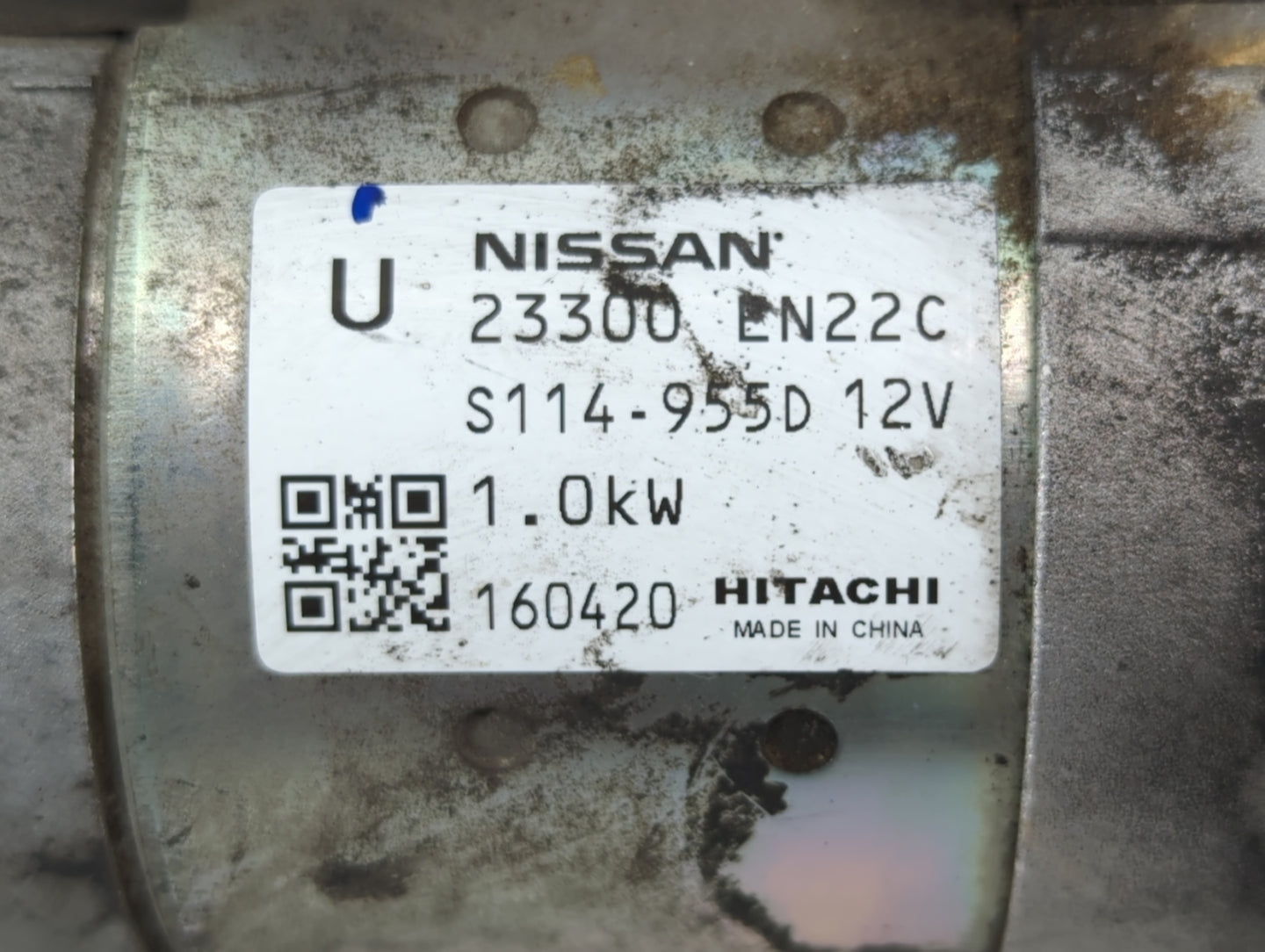 2013-2019 Nissan Sentra Car Starter Motor Solenoid OEM P/N:23300 EN22C Fits Fits 2013 2014 2015 2016 2017 2018 2019 2020 OEM