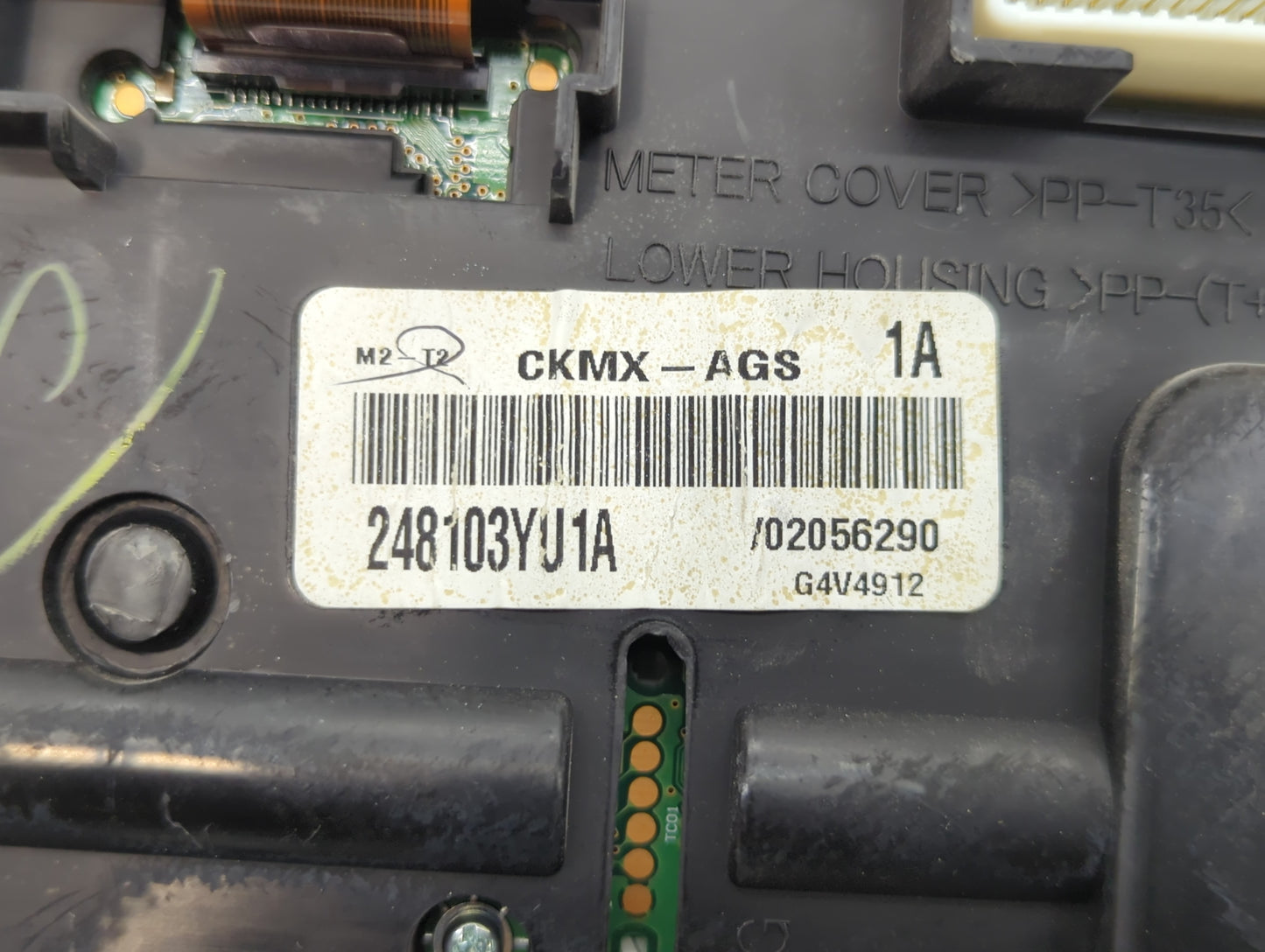 2016 Nissan Sentra Instrument Cluster Speedometer Gauges P/N:CKMX-AGS 248103YU1A Fits OEM Used Auto Parts - Oemusedautoparts