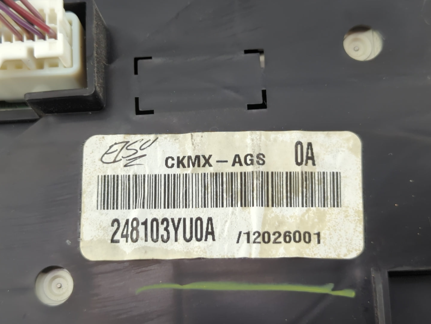 2016-2019 Nissan Sentra Instrument Cluster Speedometer Gauges P/N:CKMX-AGS 248103YU0A Fits Fits 2016 2017 2018 2019 OEM Used