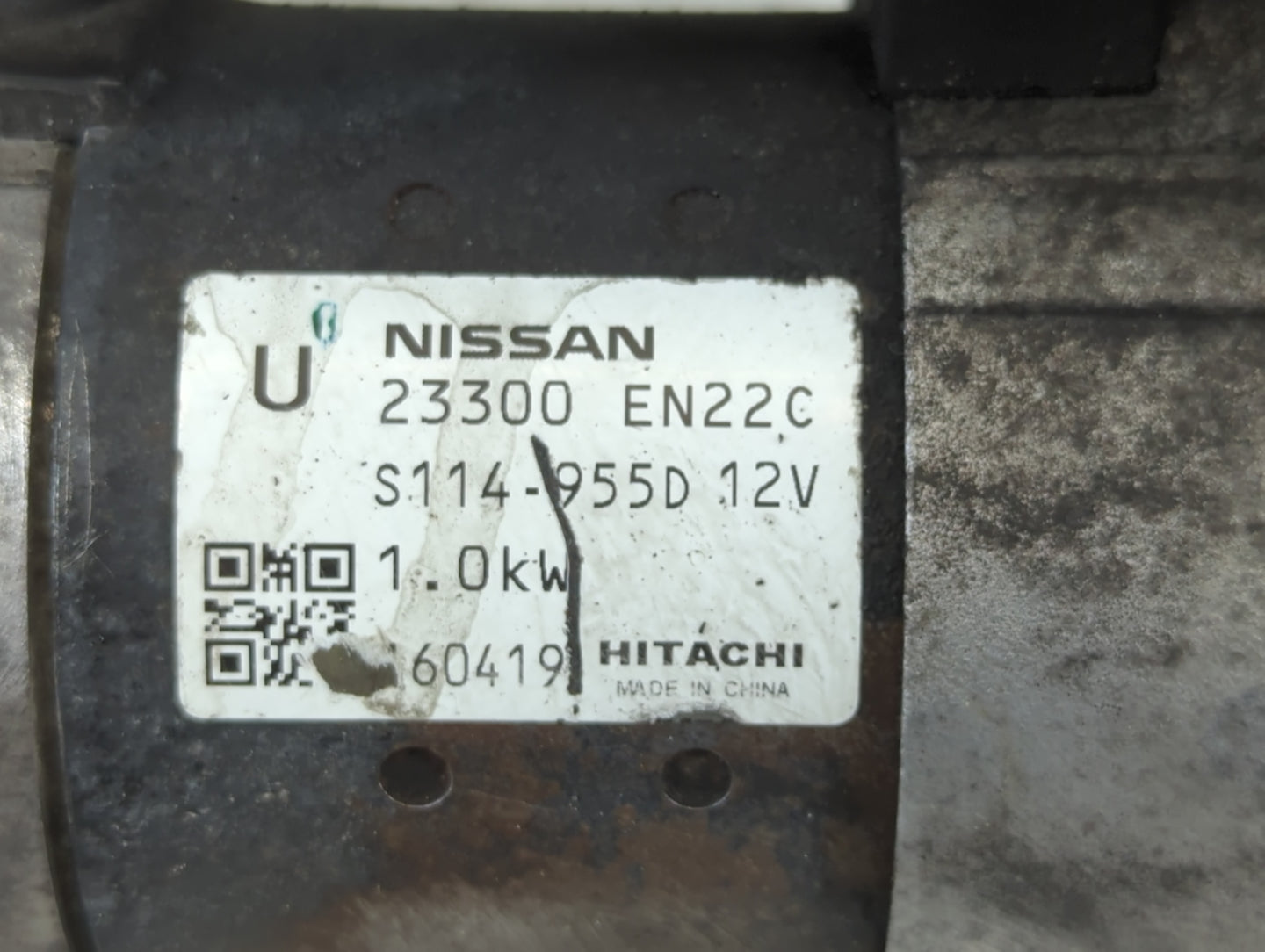 2013-2019 Nissan Sentra Car Starter Motor Solenoid OEM P/N:23300 EN22C S114-955C Fits Fits 2013 2014 2015 2016 2017 2018 201