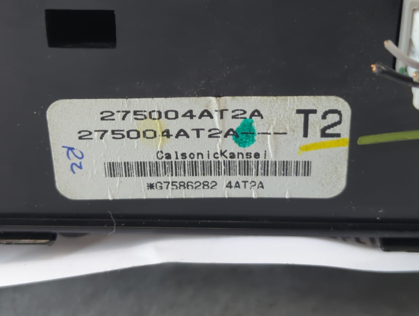 2015-2017 Nissan Sentra Climate Control Module Temperature AC/Heater Replacement P/N:275004AT2A Fits Fits 2015 2016 2017 OEM