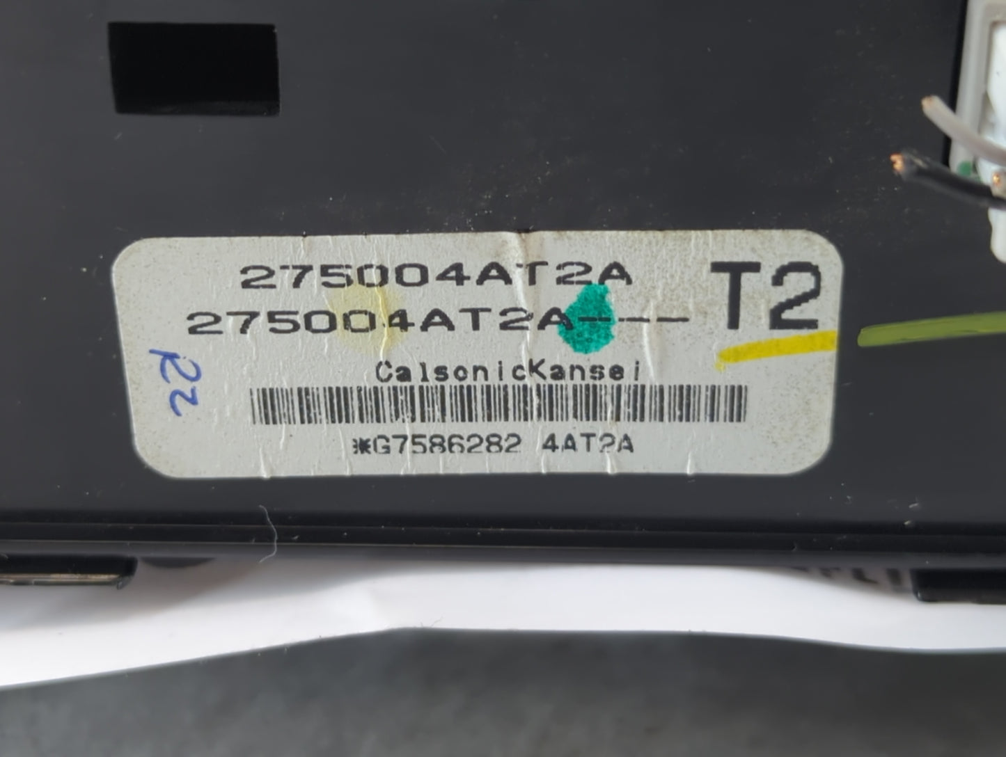 2015-2017 Nissan Sentra Climate Control Module Temperature AC/Heater Replacement P/N:275004AT2A Fits Fits 2015 2016 2017 OEM