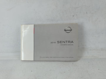 2016 Nissan Sentra Owners Manual Book Guide OEM Used Auto Parts