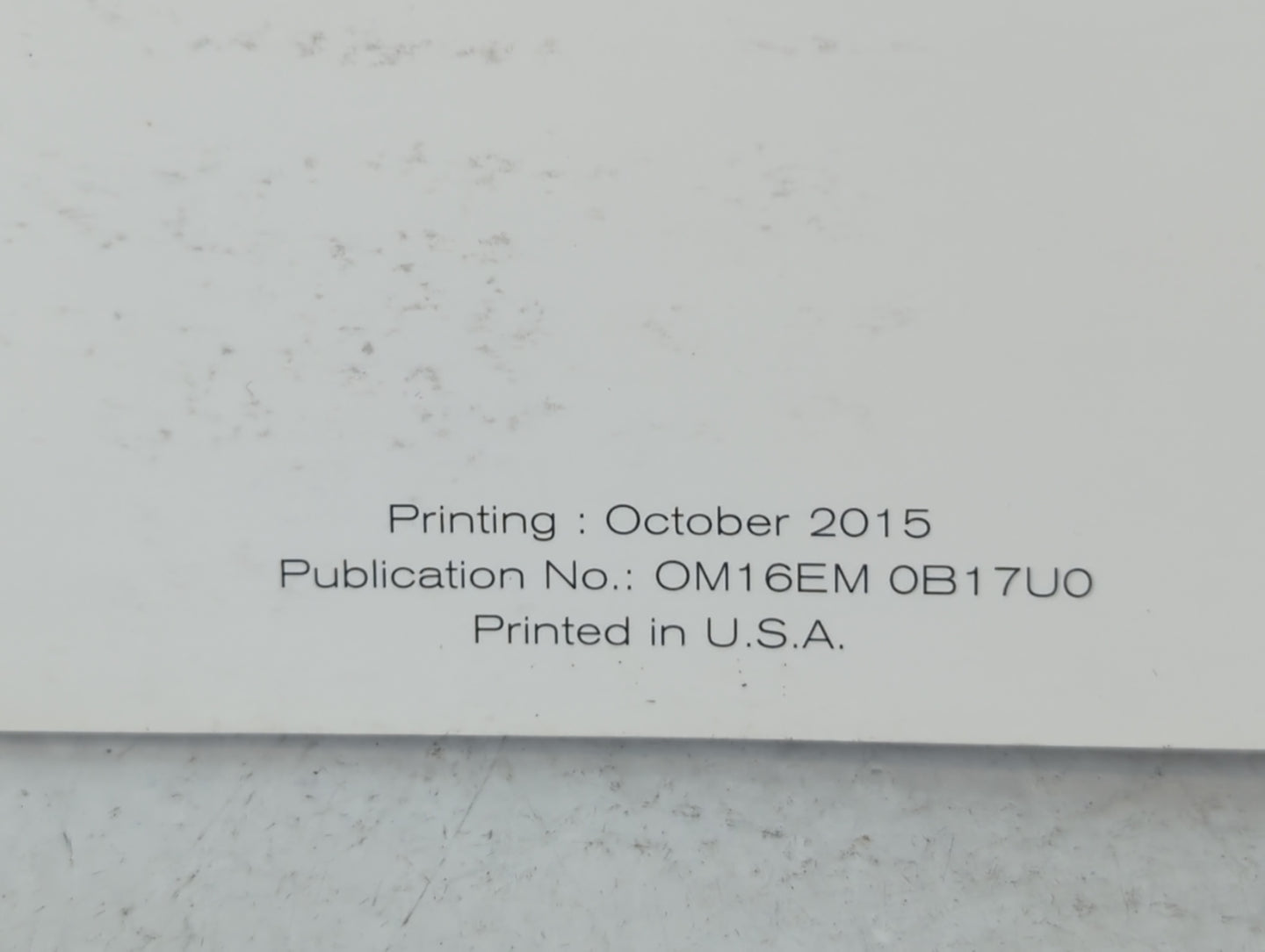 2016 Nissan Sentra Owners Manual Book Guide OEM Used Auto Parts - Oemusedautoparts1.com