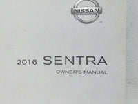 2016 Nissan Sentra Owners Manual Book Guide OEM Used Auto Parts - Oemusedautoparts1.com
