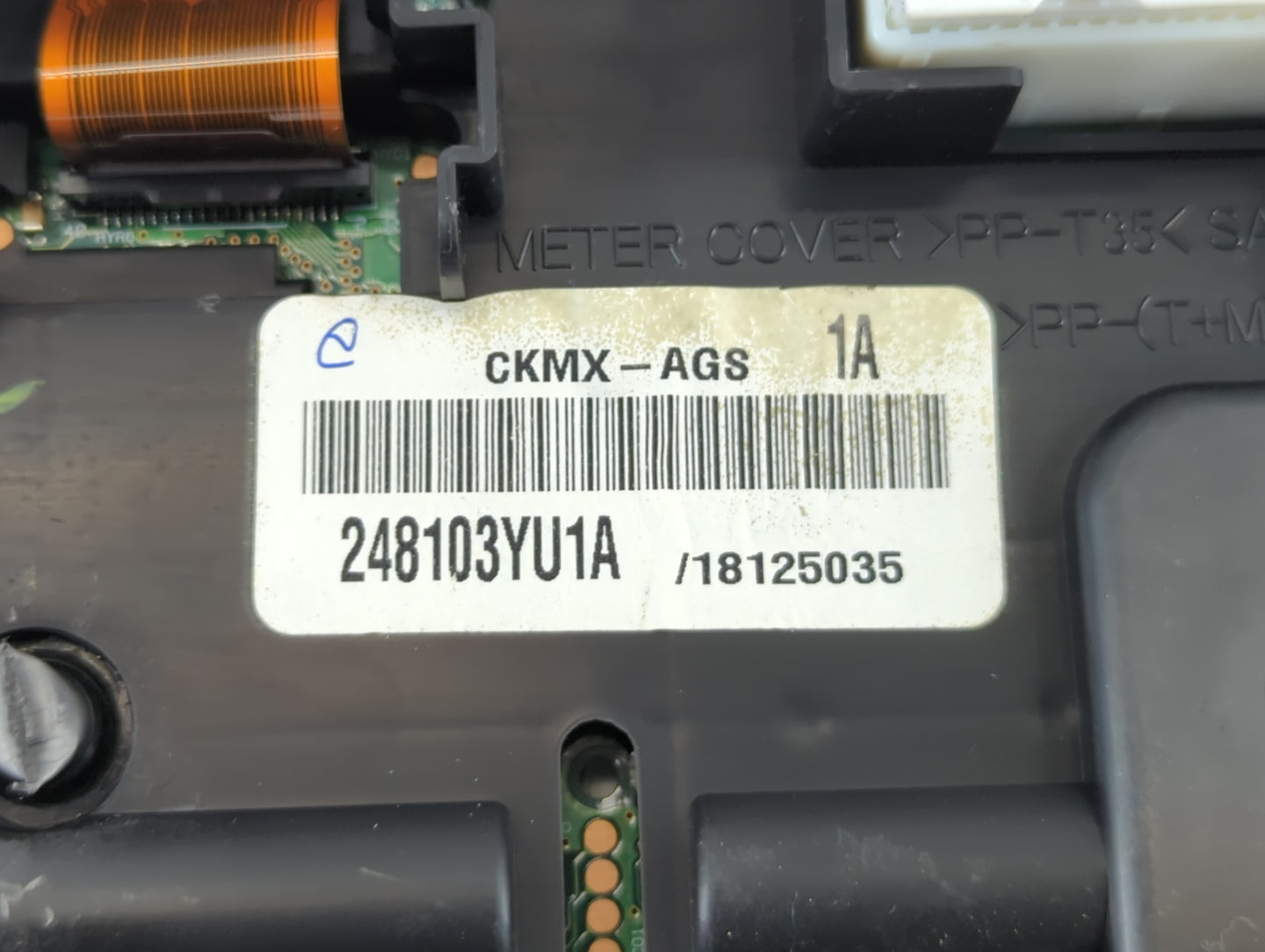 2016 Nissan Sentra Instrument Cluster Speedometer Gauges P/N:CKMX-AGS 248103YU1A Fits OEM Used Auto Parts - Oemusedautoparts