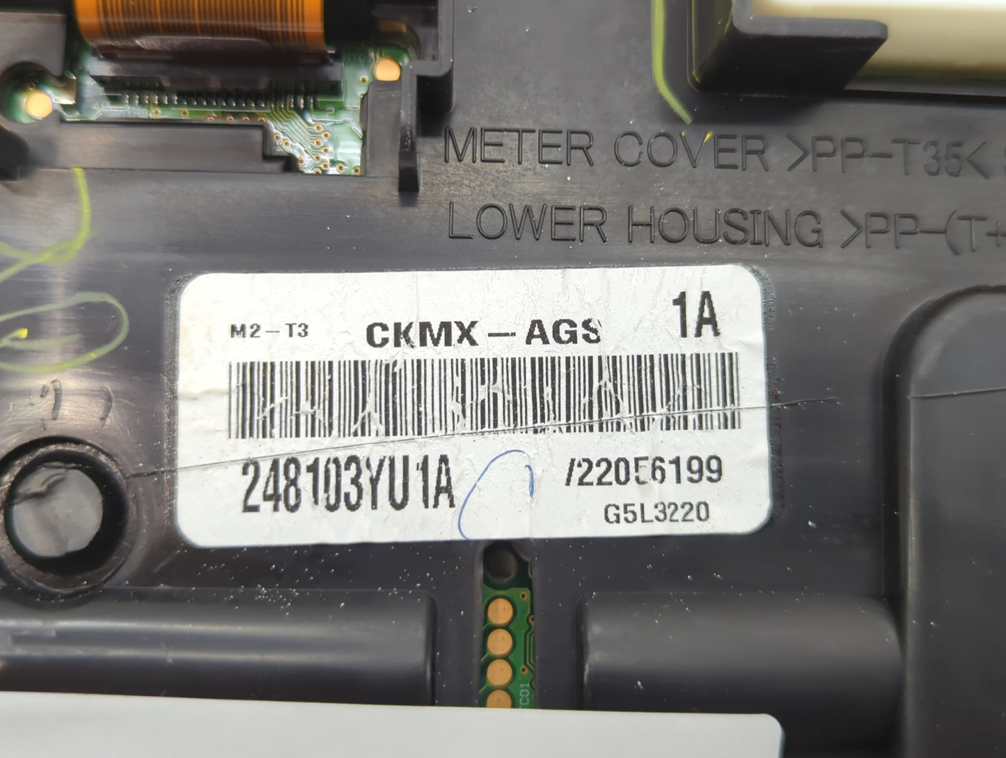 2016 Nissan Sentra Instrument Cluster Speedometer Gauges P/N:CKMX-AGS 248103YU1A Fits OEM Used Auto Parts - Oemusedautoparts