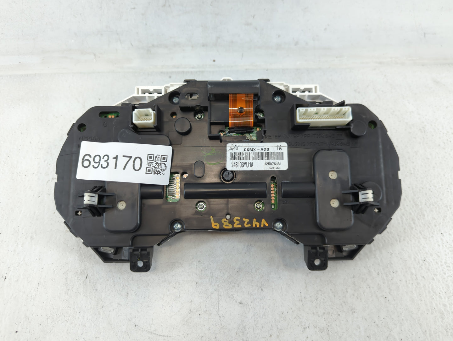 2016 Nissan Sentra Instrument Cluster Speedometer Gauges P/N:CKMX-AGS 248103YU1A Fits OEM Used Auto Parts - Oemusedautoparts