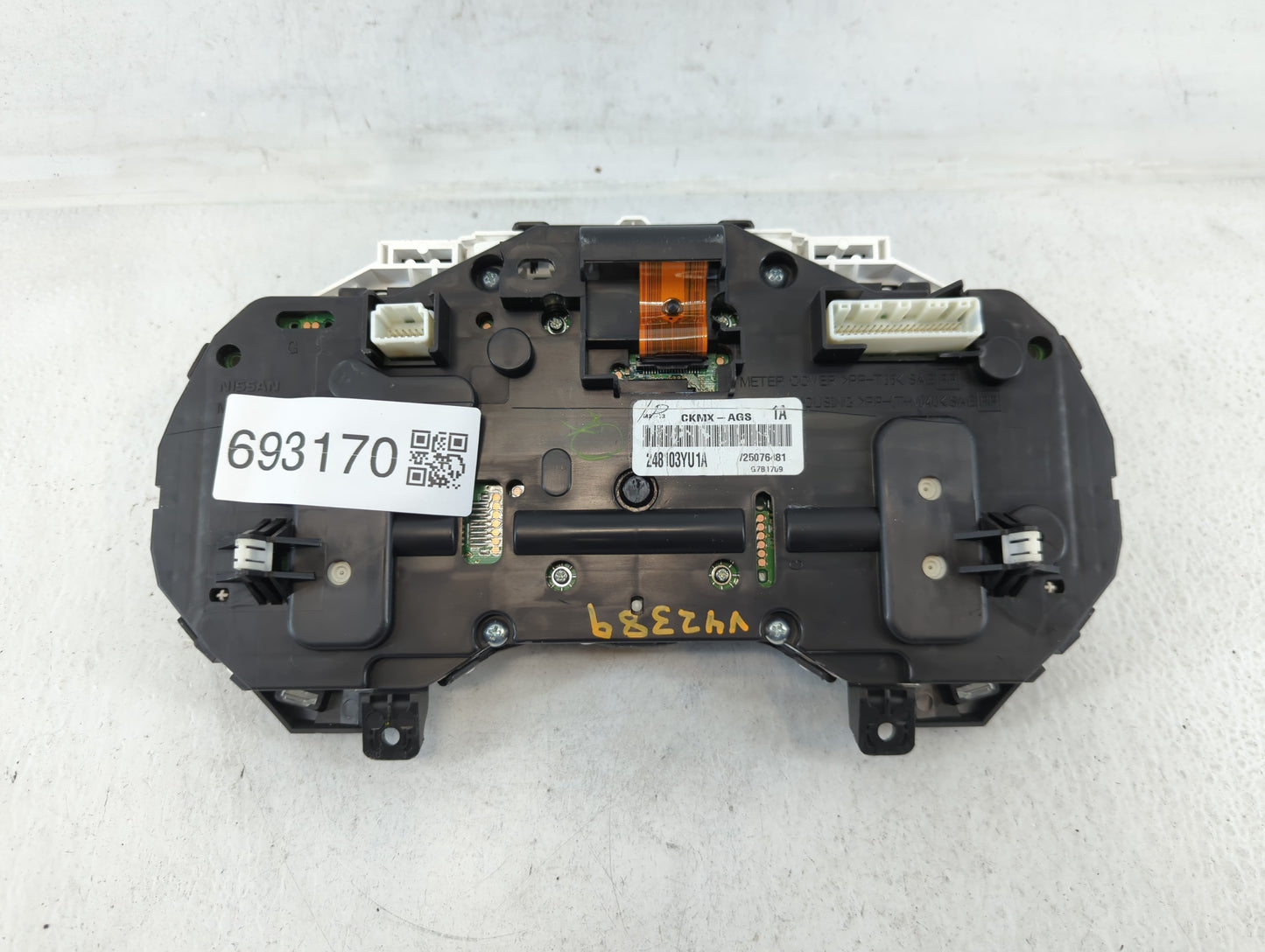 2016 Nissan Sentra Instrument Cluster Speedometer Gauges P/N:CKMX-AGS 248103YU1A Fits OEM Used Auto Parts - Oemusedautoparts