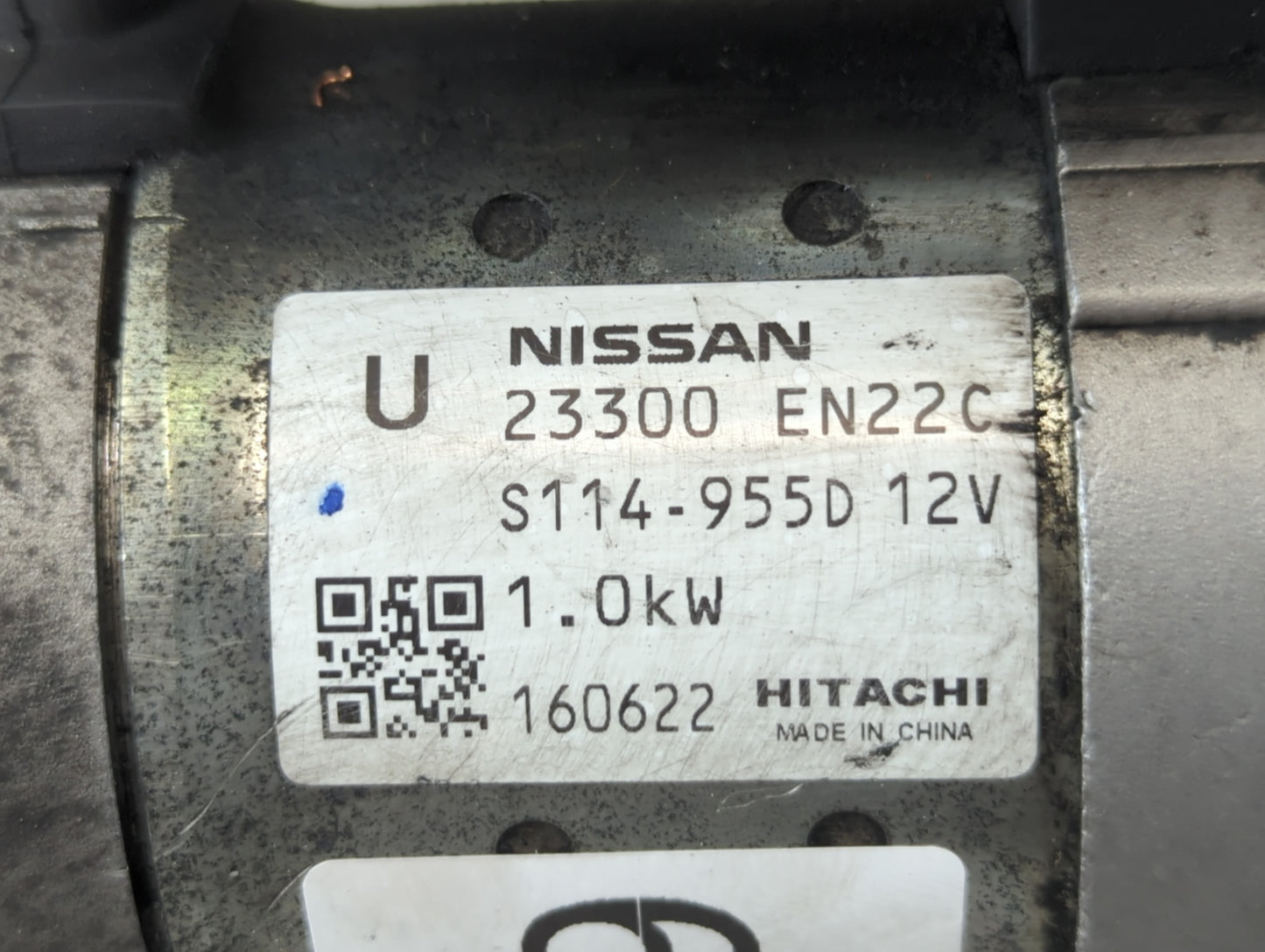 2013-2019 Nissan Sentra Car Starter Motor Solenoid OEM P/N:S114-955D 23300 EN22C Fits Fits 2013 2014 2015 2016 2017 2018 201