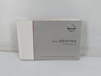 2016 Nissan Sentra Owners Manual Book Guide P/N:OM16EM 0B17U1 OEM Used Auto Parts - Oemusedautoparts1.com