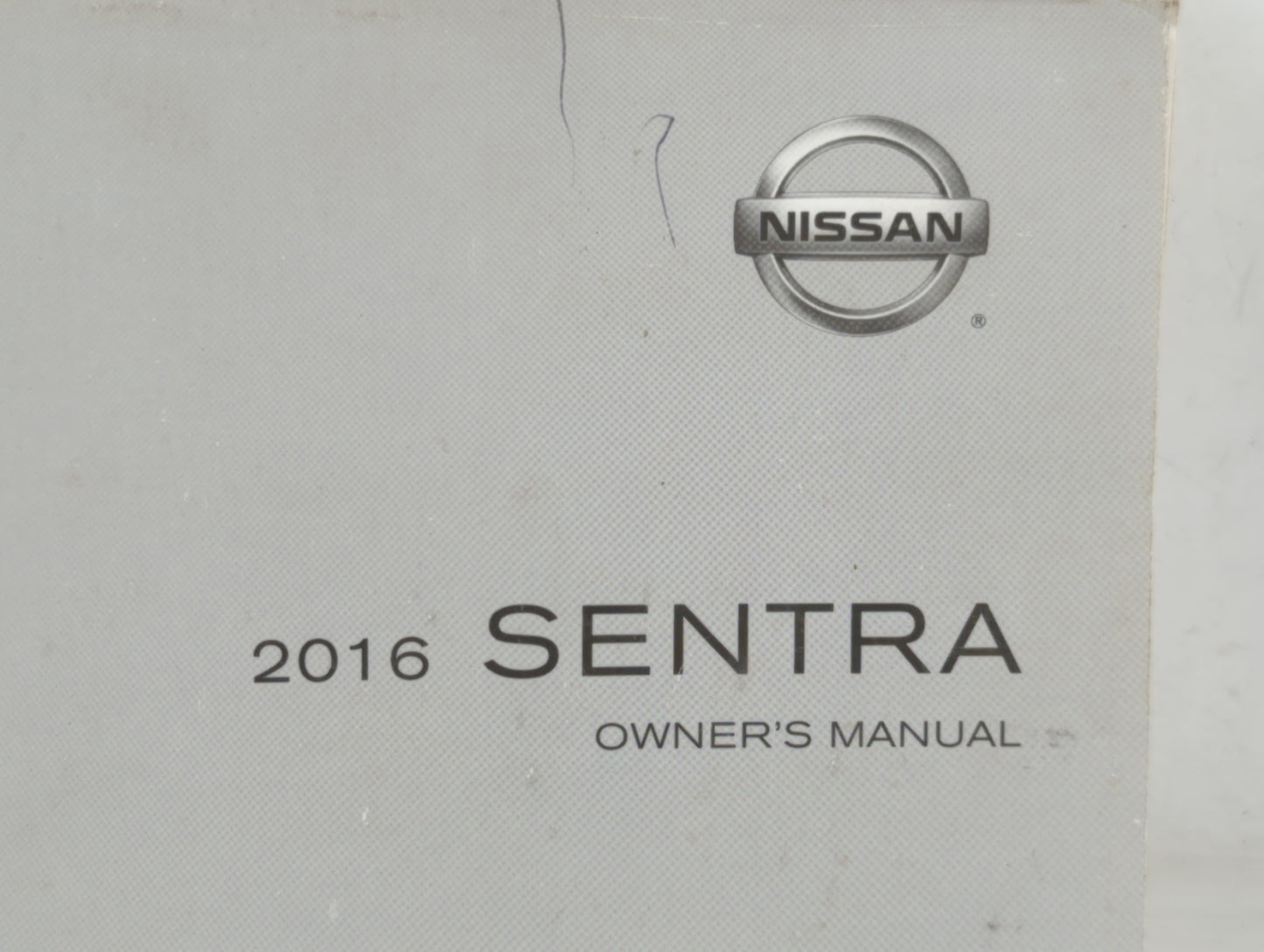 2016 Nissan Sentra Owners Manual Book Guide P/N:OM16EM 0B17U1 OEM Used Auto Parts - Oemusedautoparts1.com