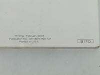2016 Nissan Sentra Owners Manual Book Guide P/N:OM16EM 0B17U1 OEM Used Auto Parts - Oemusedautoparts1.com