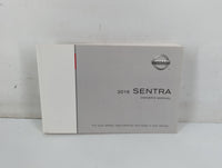 2016 Nissan Sentra Owners Manual Book Guide P/N:OM16EM 0B17U0 OEM Used Auto Parts - Oemusedautoparts1.com