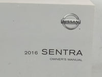 2016 Nissan Sentra Owners Manual Book Guide P/N:OM16EM 0B17U0 OEM Used Auto Parts - Oemusedautoparts1.com