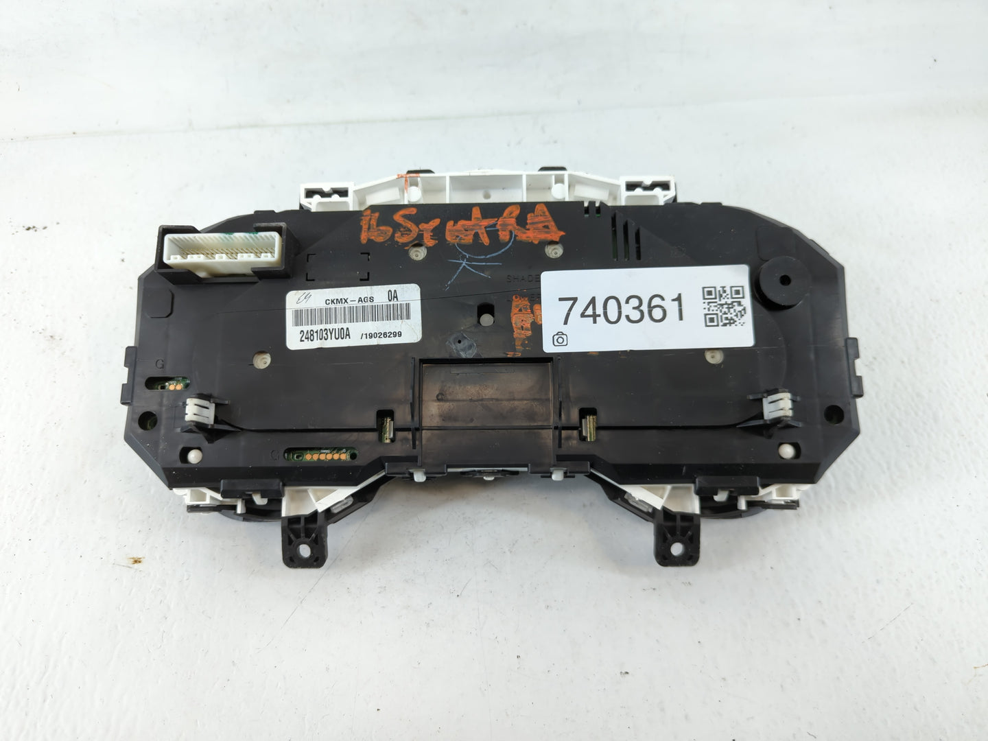 2016 Nissan Sentra Instrument Cluster Speedometer Gauges P/N:248103YU0A Fits OEM Used Auto Parts - Oemusedautoparts1.com