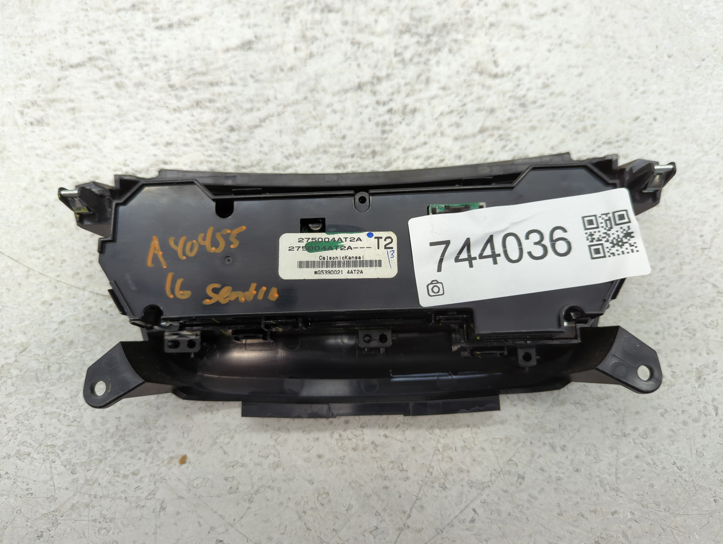 2015-2017 Nissan Sentra Climate Control Module Temperature AC/Heater Replacement P/N:275004AT2A Fits Fits 2015 2016 2017 OEM