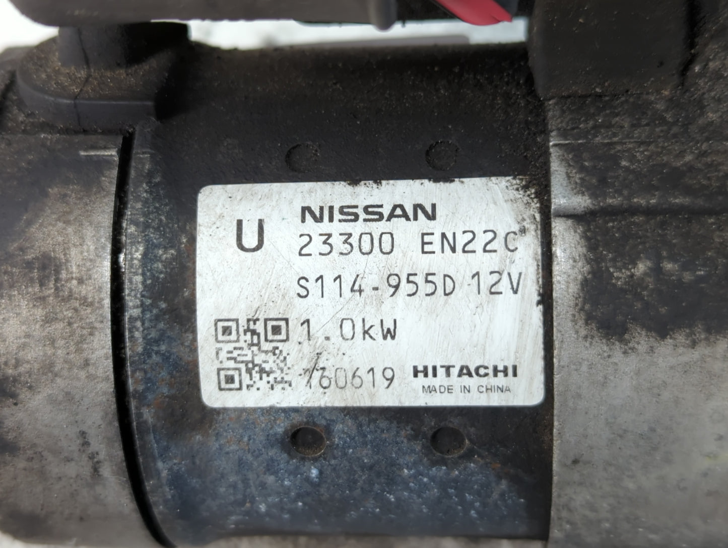 2013-2019 Nissan Sentra Car Starter Motor Solenoid OEM P/N:S114-955D 12V 23300 EN22C Fits OEM Used Auto Parts - Oemusedautop